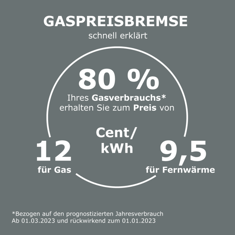 So Funktionieren Die Preisbremsen Für Strom, Gas Und Wärme | Stadtwerke ...