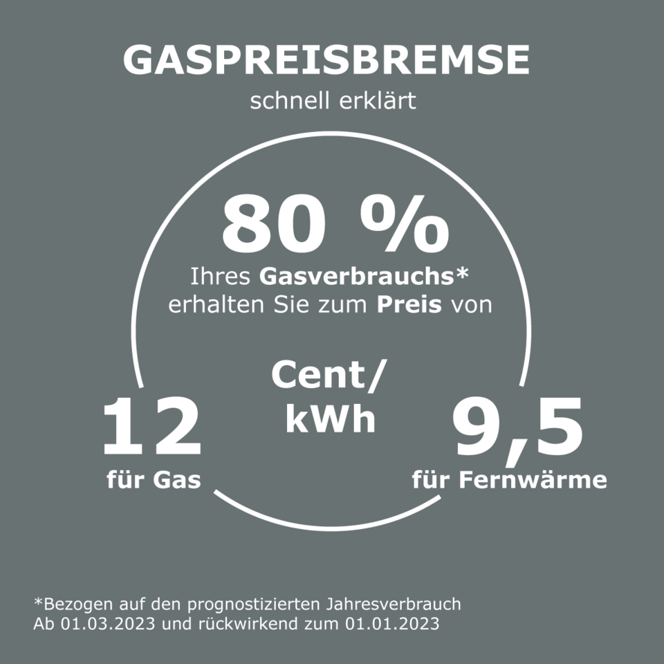 So Funktionieren Die Preisbremsen Für Strom, Gas Und Wärme | Stadtwerke ...